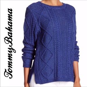 🌺 Tommy Bahama Cable Knit Sweater